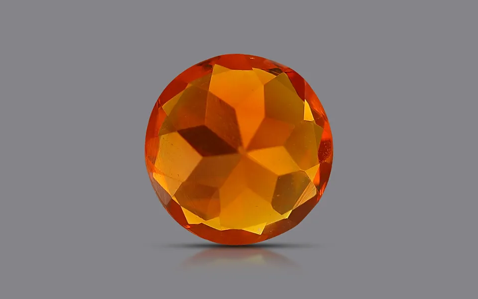 Madeira Citrine 6 MM - 0.80 Carats