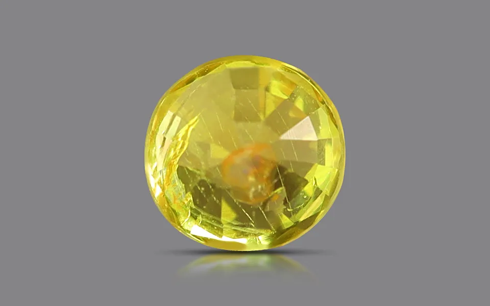 Yellow Sapphire 4 MM - 0.37 Carats